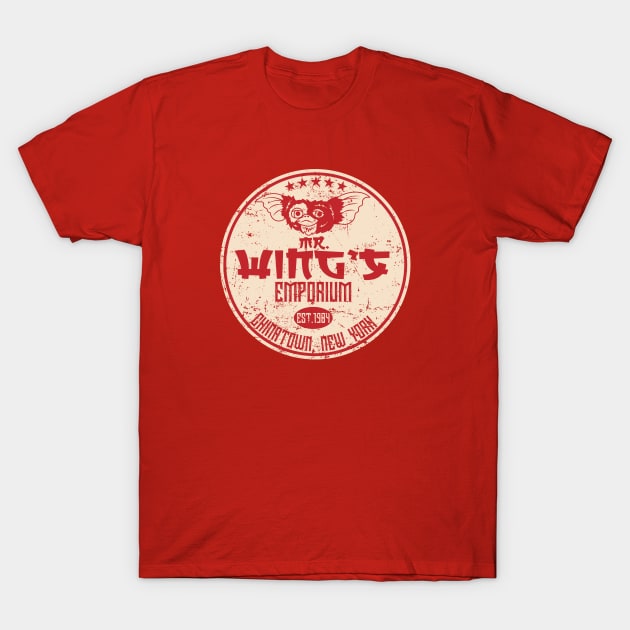 Mr Wing's emporium T-Shirt by SuperEdu